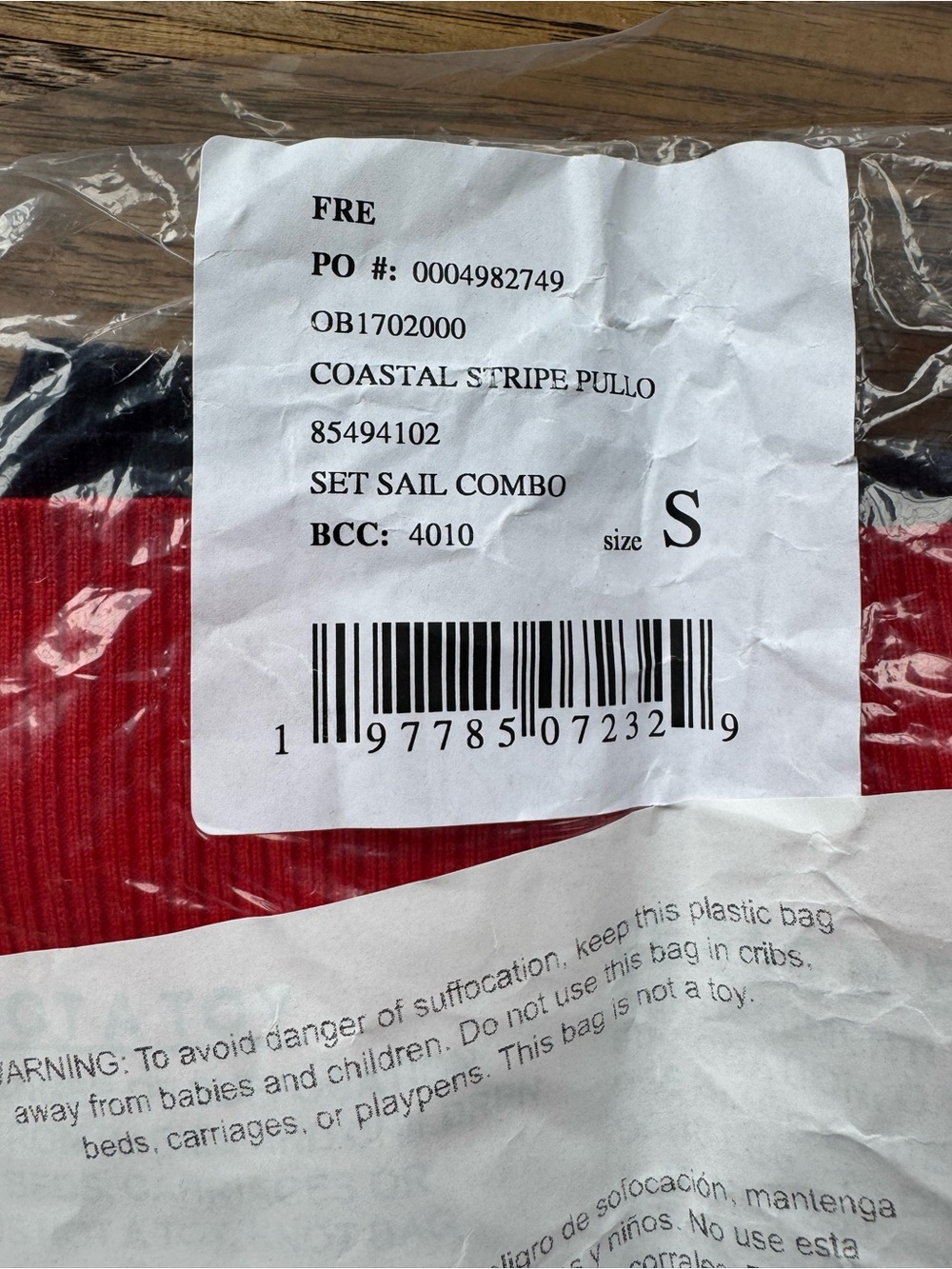 Free People Coastal Stripe
Pullover in Set Sail Combo Small NWT - Picture 4 of 5